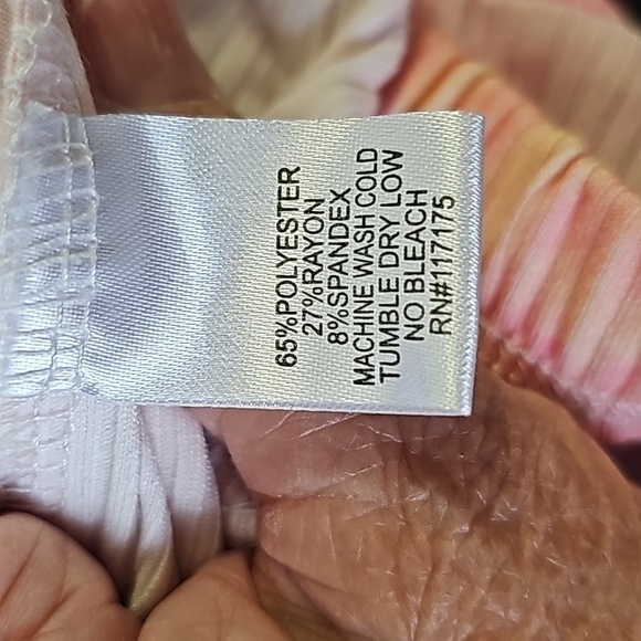 Beach break lounge pants. Size large.‎ Yellow and pink excellent condition. - Picture 8 of 8